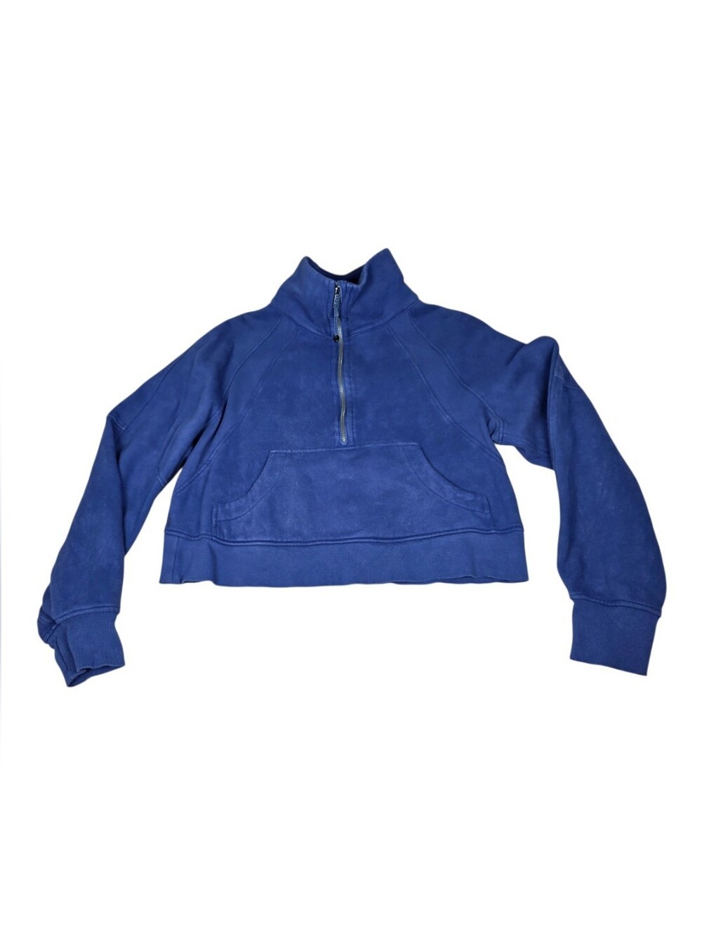 lululemon athletica Royal Blue Half-Zip Pullover Sweater With An Issue Size XS/S